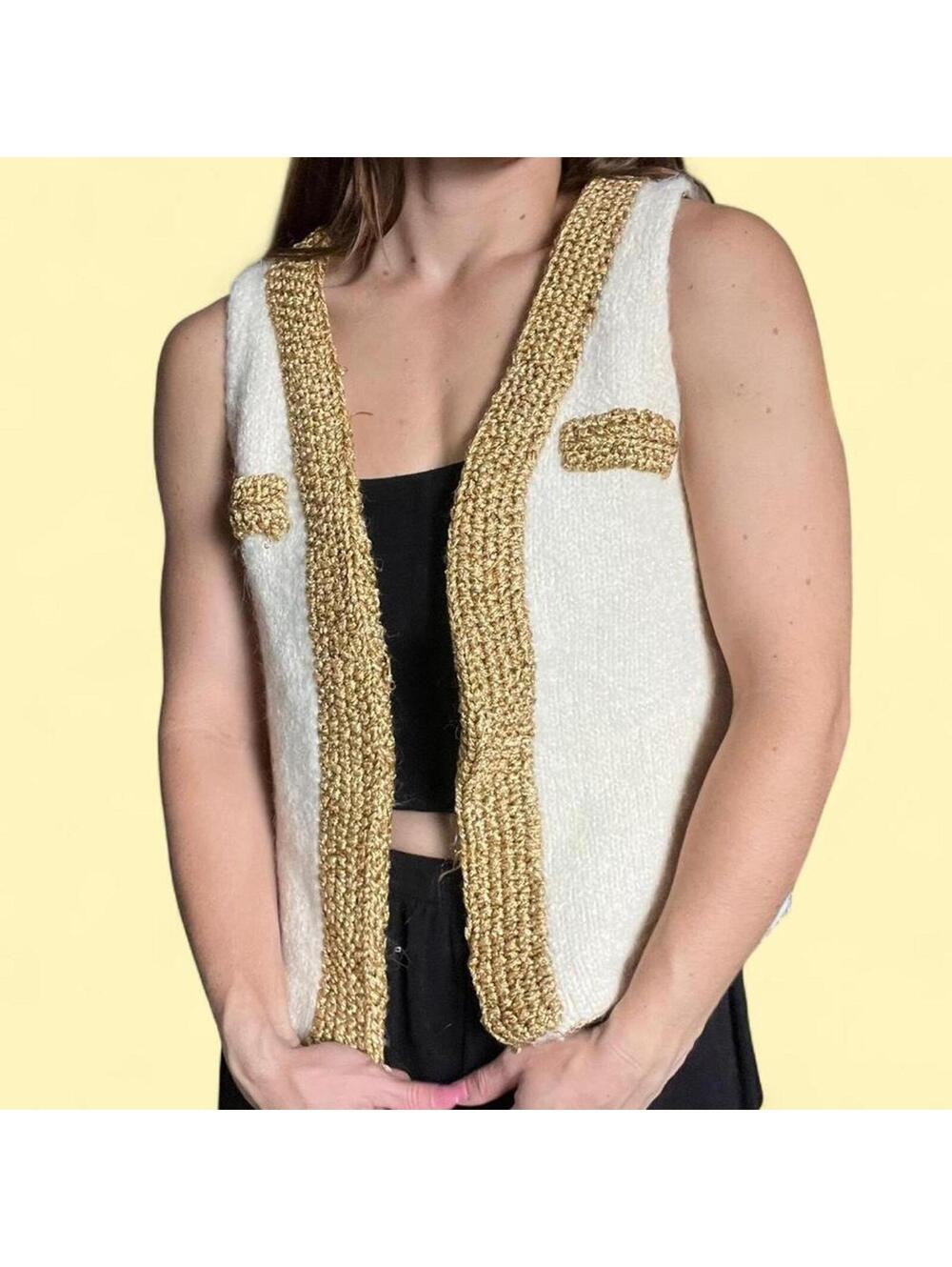 James Coviello for Anna Sui Knitted Vest.
